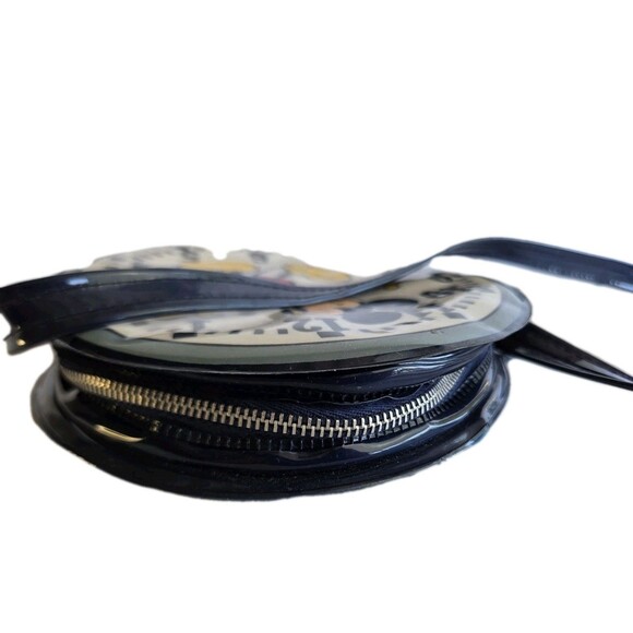 VINTAGE Walt Disney MIickey Mouse Small VINYL PURSE Round Watch Face HONG KONG - Picture 4 of 5